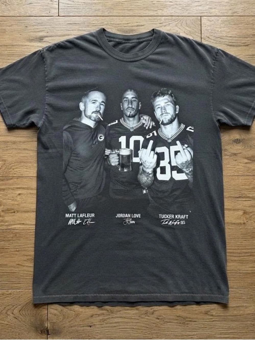 Black Green Bay Players Graphic Tee